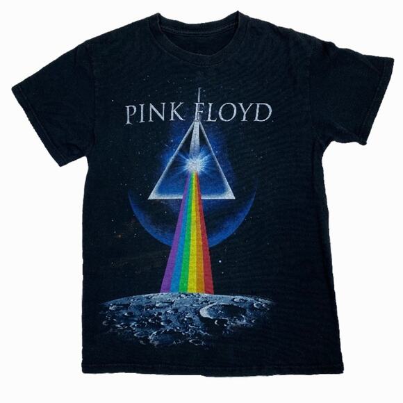 Pink Floyd Dark Side of the Moon Band Tee Shirt - Picture 1 of 3